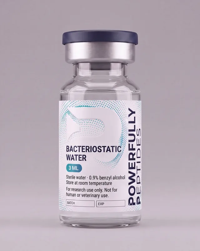 Bacteriostatic water 3 mL vial