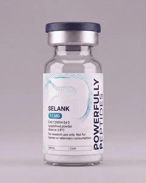 Selank research vial