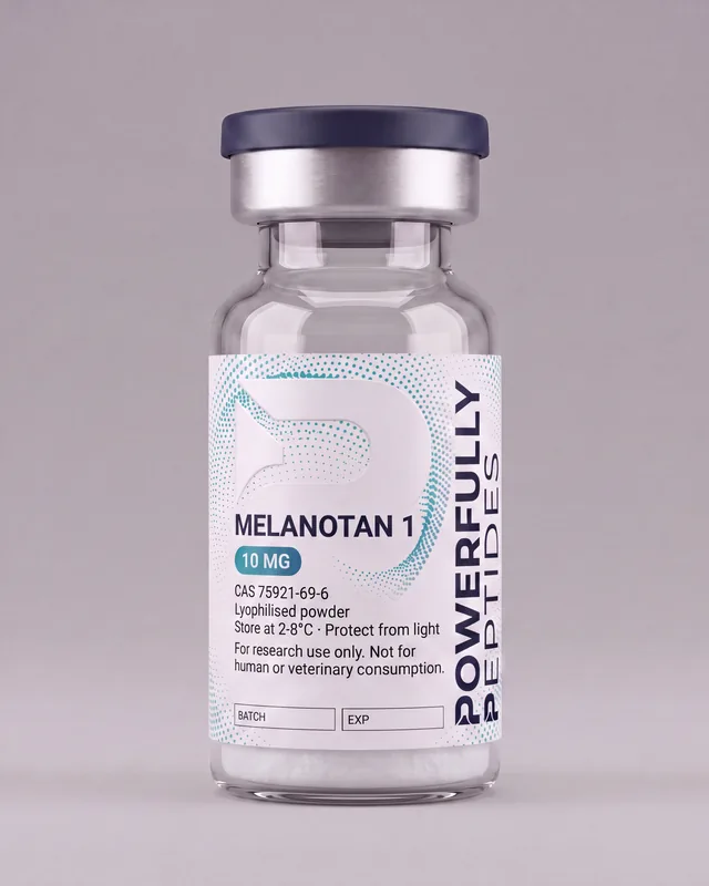 Melanotan 1 10 mg lyophilised vial