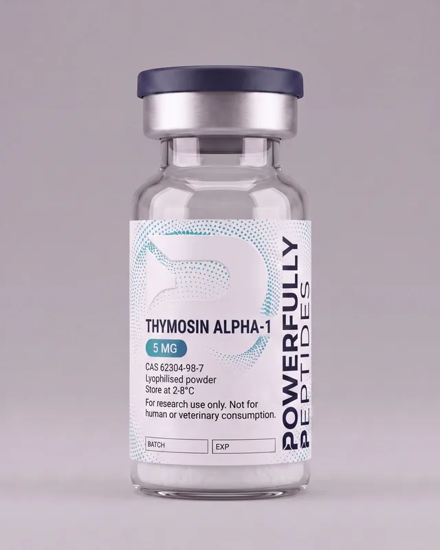 Thymosin Alpha-1 5 mg lyophilised vial